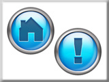 BLUE ORBS BUTTONS